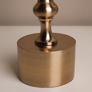 Металлический подсвечник на 1 свечу Montone 23 см золотой Koopman фото 8