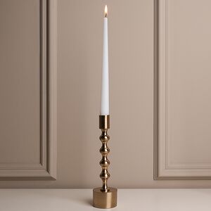 Металлический подсвечник на 1 свечу Montone 23 см золотой Koopman фото 2