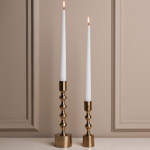 Металлический подсвечник на 1 свечу Montone 23 см золотой Koopman фото 6