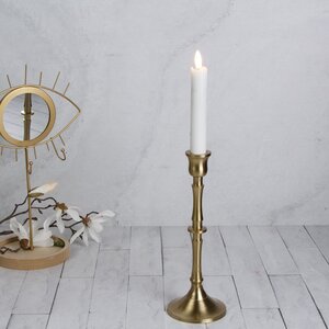 Декоративный подсвечник для 1 свечи Финнгвард 23 см золотой Koopman фото 1