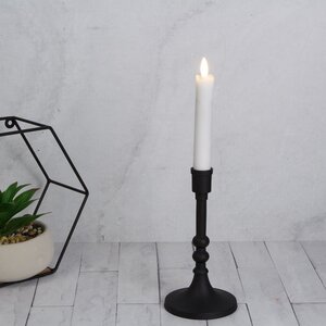 Декоративный подсвечник для 1 свечи Лиабрен 17 см черный Koopman фото 1