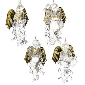 Елочное украшение Ангел Небесный Дар 8*5 см жемчужный, подвеска Holiday Classics фото 5