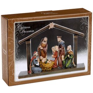 Рождественский вертеп - композиция Явление младенца Христа, 20*15 см Koopman фото 2