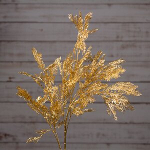 Декоративная ветка Мейери 100 см золотая Koopman фото 1