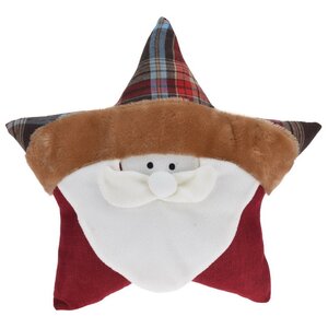 Декоративная подушка-звезда Санта 40 см Koopman фото 1