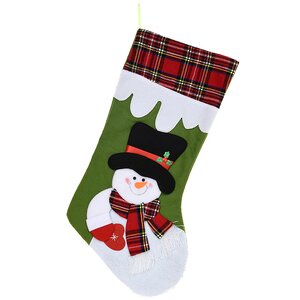 Новогодний носок Шотландский - Снеговик 50 см Koopman фото 1