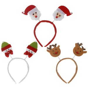 Ободок Рождественский Санта, 25 см Koopman фото 2