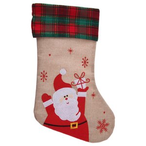 Новогодний носок для подарков Милый Санта 42 см Koopman фото 1