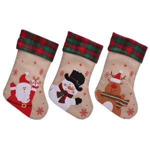 Новогодний носок для подарков Милый Снеговик 42 см Koopman фото 2