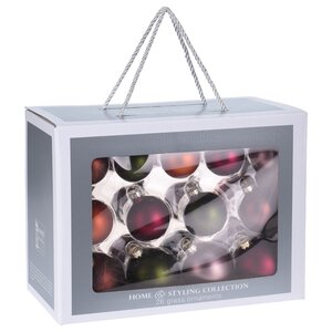 Набор стеклянных шаров Булонский Чемоданчик, 26 шт, 5-6 см Koopman фото 2
