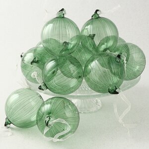 Набор стеклянных шаров Isola Verde 8 см, 12 шт Koopman фото 1