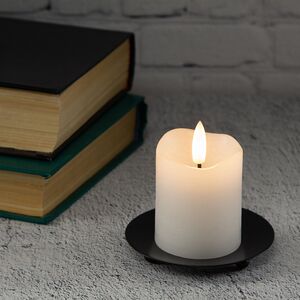 Подсвечник Блюдце, 8.5 см, черный Koopman фото 2