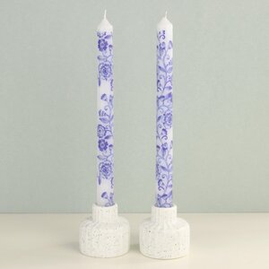 Высокие свечи Romantic Florete 25 см, 2 шт Koopman фото 2