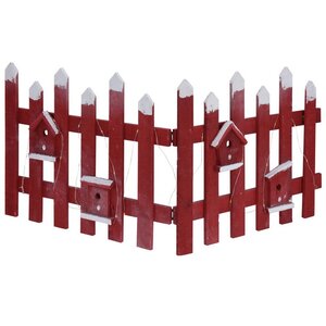 Декоративный забор для елки Дорвен 98*40 см, с подсветкой, на батарейках Koopman фото 2