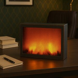 Светодиодный камин Bradburg 30*21 см, на батарейках Koopman фото 6