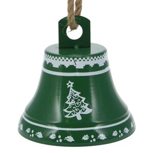 Елочная игрушка Колокольчик - Christmas Tree 14 см зеленый, подвеска Koopman фото 1
