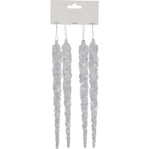 Набор елочных игрушек Сосульки Манреса - Ройс 30 см, 4 шт Koopman фото 2