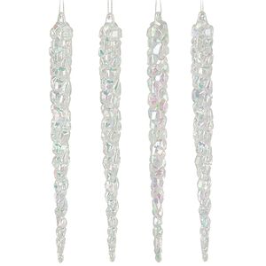 Набор елочных игрушек Сосульки Лоренсо - Ройс 30 см, 4 шт Koopman фото 1