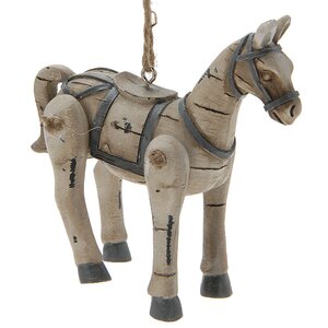 Елочная игрушка Ретро - Лошадка 9 см, подвеска Koopman фото 1