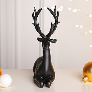 Декоративная фигурка Олень Гаспар 21 см черная Koopman фото 5