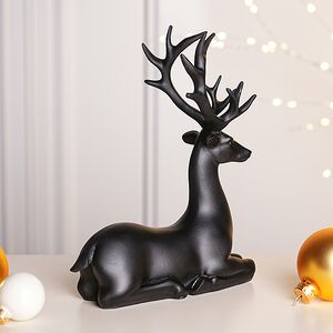 Декоративная фигурка Олень Гаспар 21 см черная Koopman фото 7