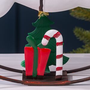 Декоративная фигурка Лошадка-качалка Venice 31*24 см белая Koopman фото 3