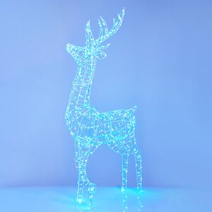 Светодиодная фигура Олень Elias 150 см, 376 RGB LED ламп, таймер, IP44 Koopman фото 1