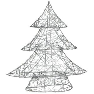 Светодиодная елка Монтелло Сильвер 30 см, 20 теплых белых LED, таймер, на батарейках Koopman фото 2