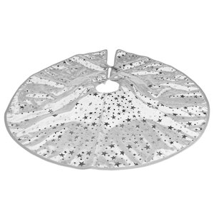 Юбка для елки Viola 90 см серебряная Koopman фото 5