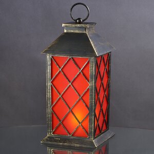Декоративный фонарь с имитацией пламени Варандей 23 см, таймер, на батарейках Koopman фото 1