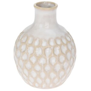 Фарфоровая ваза Honeycombs 10 см белая Koopman фото 3