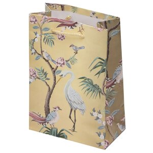 Подарочный пакет Райские птицы 16*11 см, ванильный Koopman фото 1