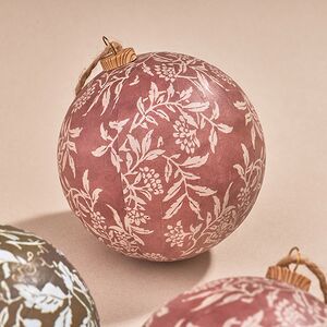 Набор елочных шаров Modello Floreale 8 см, 6 шт Koopman фото 4