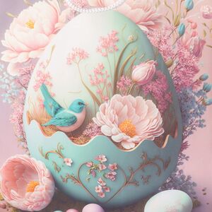 Подарочный пакет Пасхальный натюрморт 23*17 см Koopman фото 2