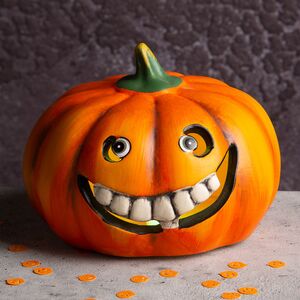 Фигурка на Хэллоуин Одержимая Тыква 14 см с подсветкой Koopman фото 7