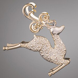 Елочная игрушка Олень Королевский 11 см, подвеска Holiday Classics фото 2