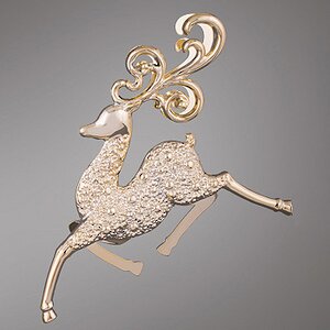 Елочная игрушка Олень Королевский 11 см, подвеска Holiday Classics фото 3