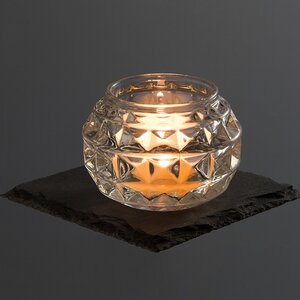Подсвечник для чайной свечи Беллиссимо - Квадраты 5 см прозрачный, стекло Koopman фото 1