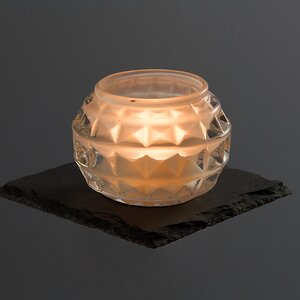 Подсвечник для чайной свечи Беллиссимо - Квадраты 5 см матовый, стекло Koopman фото 1
