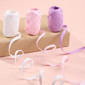 Набор лент для упаковки подарков Рафия - Лиловое Настроение 10 м, 3 шт Koopman фото 4