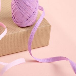 Набор лент для упаковки подарков Рафия - Лиловое Настроение 10 м, 3 шт Koopman фото 5