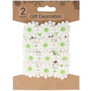 Декоративная лента Ромашка 200*5 см зеленая Koopman фото 1