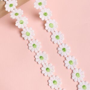 Декоративная лента Ромашка 200*5 см зеленая Koopman фото 4