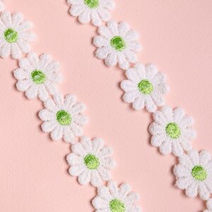 Декоративная лента Ромашка 200*5 см зеленая Koopman фото 2