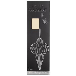 Бумажное украшение Мелиана - Cream Twirl 40 см Koopman фото 5