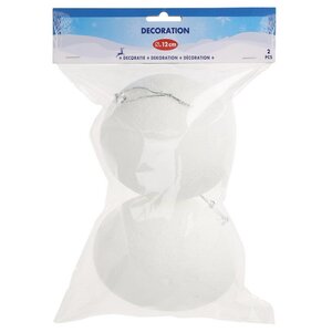 Искусственные Снежки Nigel 12 см, 2 шт Koopman фото 3