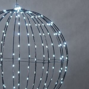 Светодиодный шар Bright Ball 40 см, 240 холодных белых LED ламп, таймер, IP44 Koopman фото 2