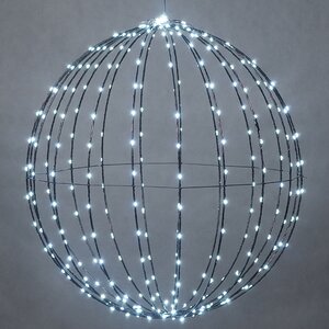 Светодиодный шар Bright Ball 50 см, 320 холодных белых LED ламп, таймер, IP44 Koopman фото 1