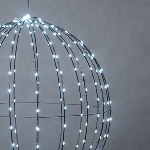 Светодиодный шар Bright Ball 50 см, 320 холодных белых LED ламп, таймер, IP44 Koopman фото 2