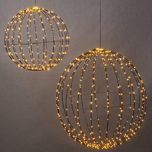 Светящийся шар Bright Ball 60 см, 400 экстра теплых белых LED ламп, таймер, IP44 Koopman фото 5